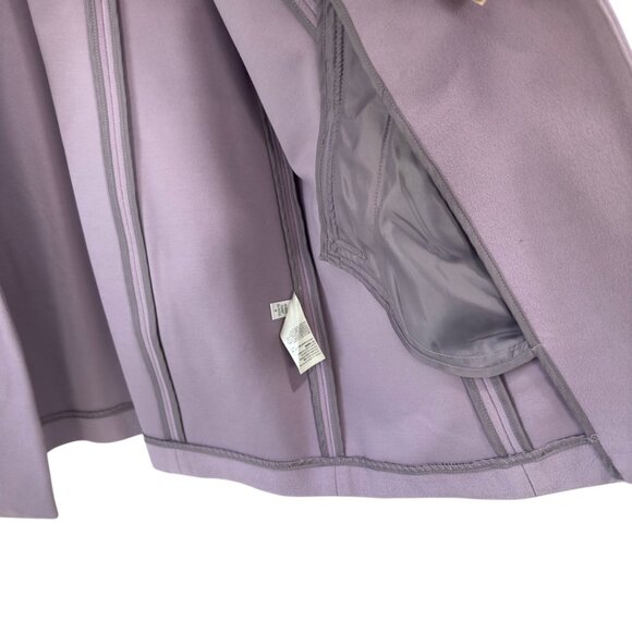 Chicos Womens Lavender Peacoat Size 2 12/14 Polyester/Nylon - Picture 12 of 14
